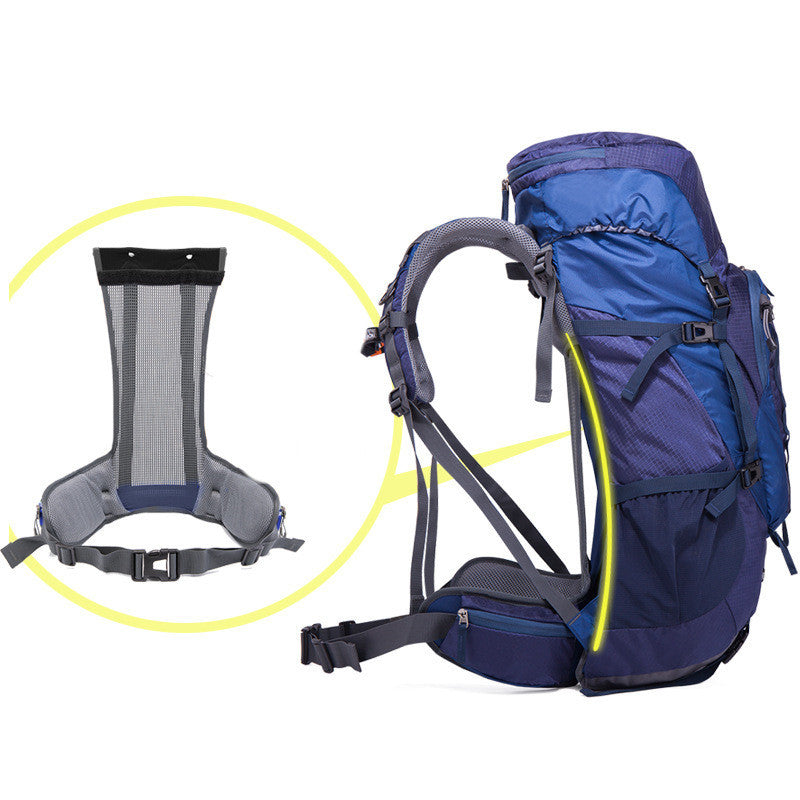 Men's Large Capacity Outdoor Mountaineering Waterproof Lightweight Backpack