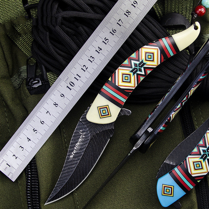 Folding Knife With Outdoor Camping Survival