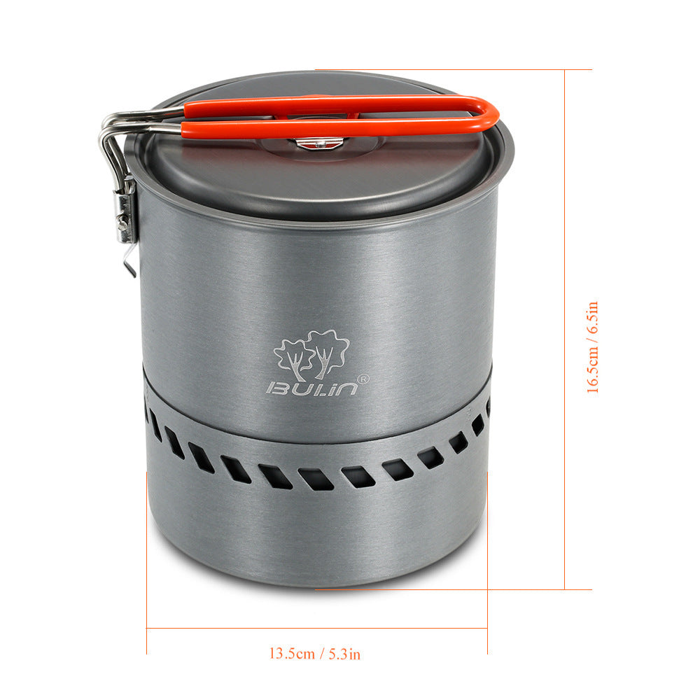 Bulin S2400 Heat-collecting Single Mountaineering Camping Portable Pot