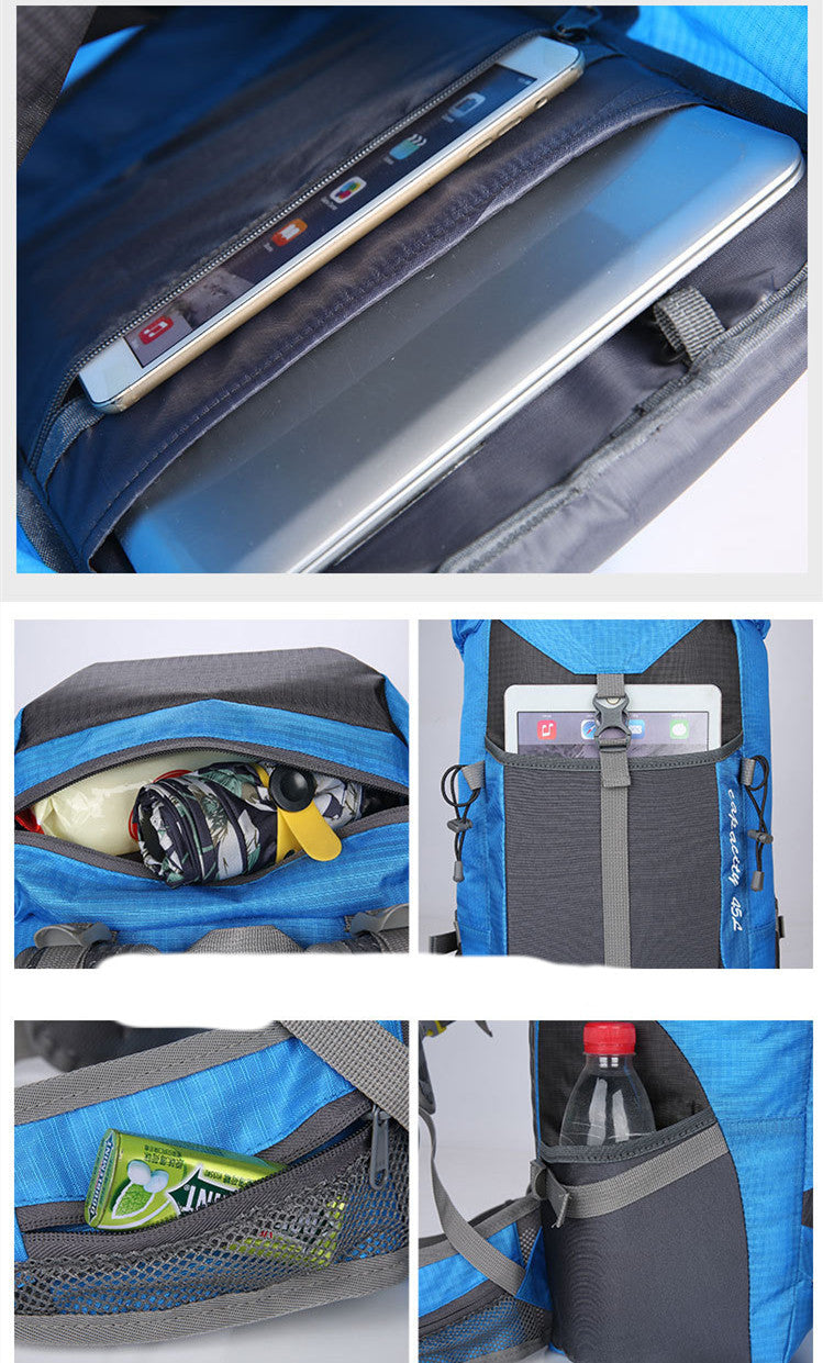 Backpack Outing Travel Outdoor Mountaineering Bag USB Charging
