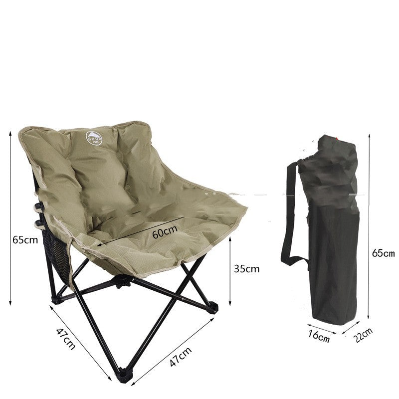 Outdoor Moon Chair Dual-use Folding Bold Adjustment