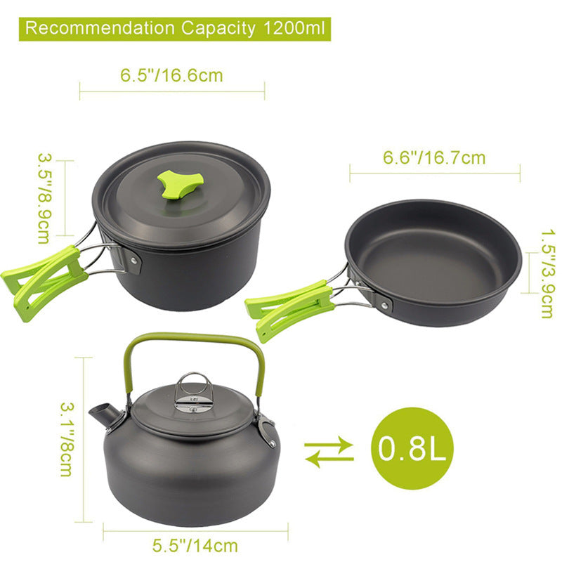 Camping Pot Folding Mini Cookware