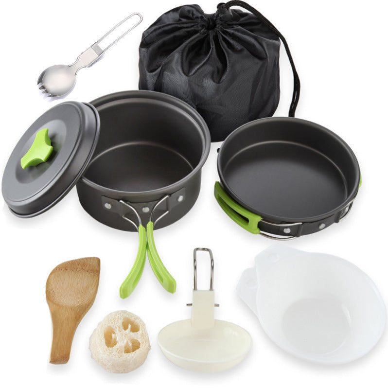Outdoor cookware camping cookware set