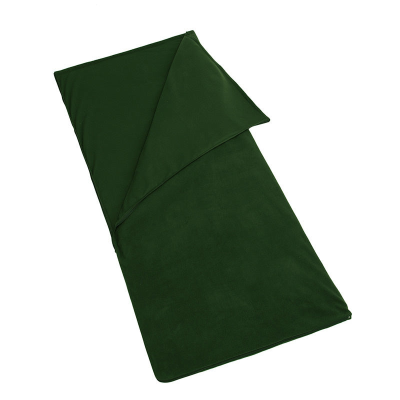 Adult Fleece Sleeping Bag For Outdoor Camping Fleece Shaker