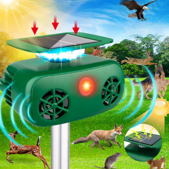 Solar-powered Animal Repeller