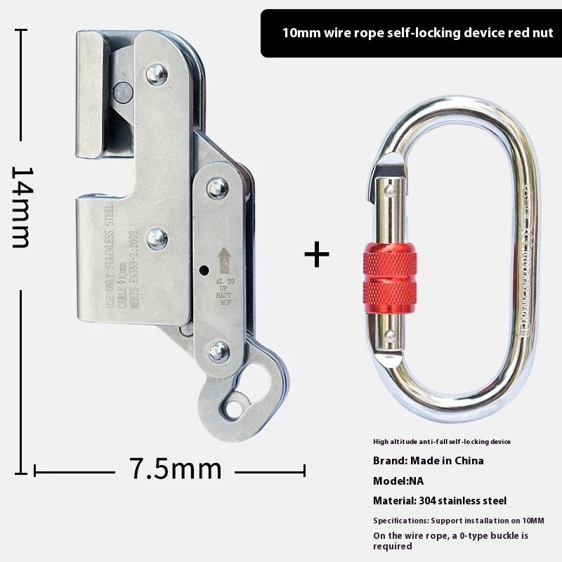 Wire Rope High Altitude Emergency Rope Clamp Equipment