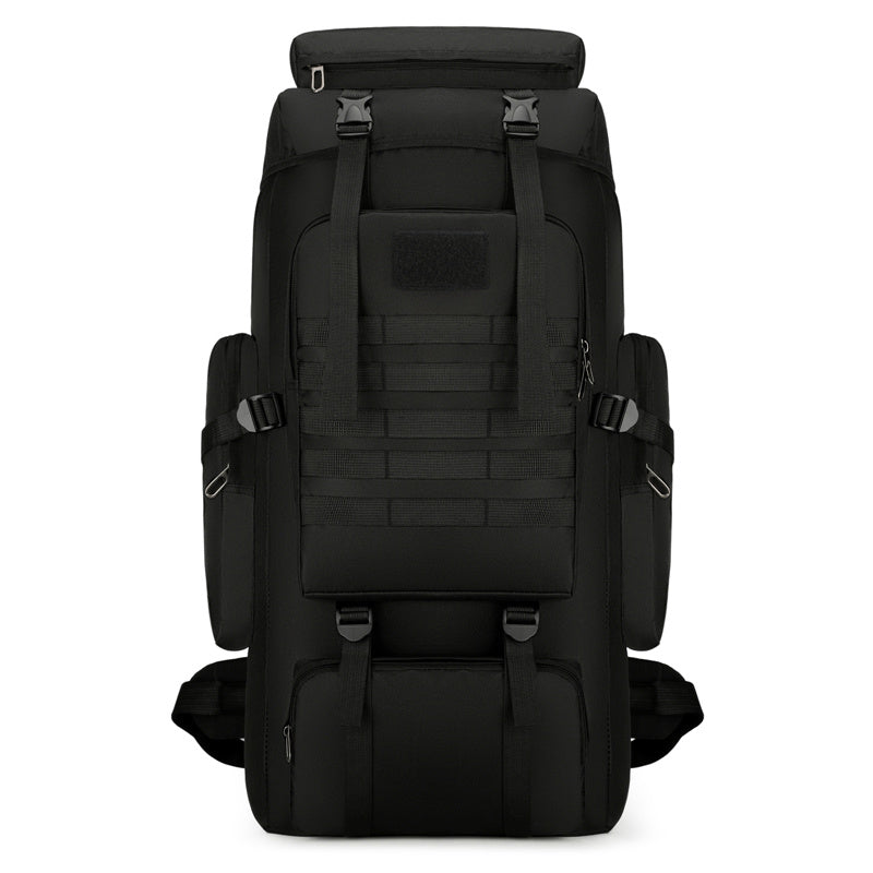 Canvas Large Capacity Backpack Travel Bag Men's Backpack Outdoor Sports Mountaineering Bag Hiking Retro Military Bag
