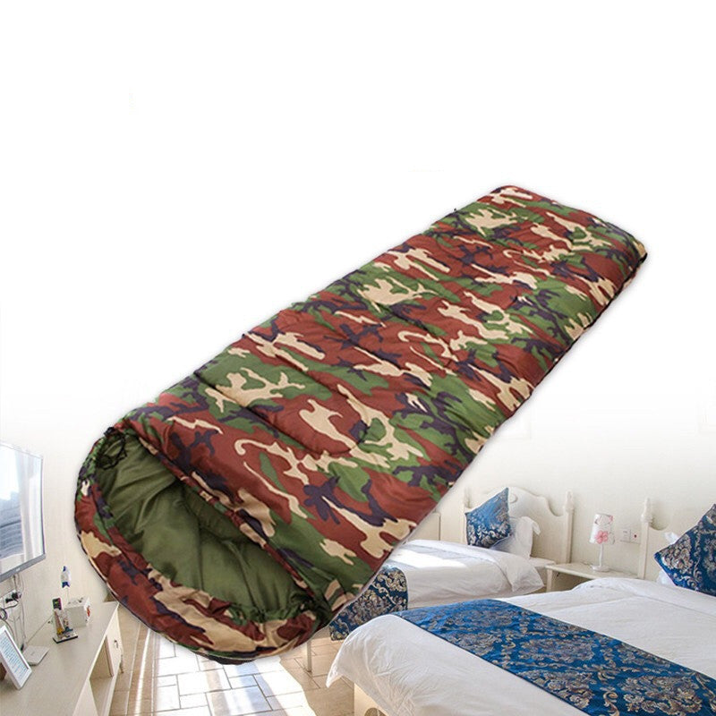 Camping camouflage sleeping bag