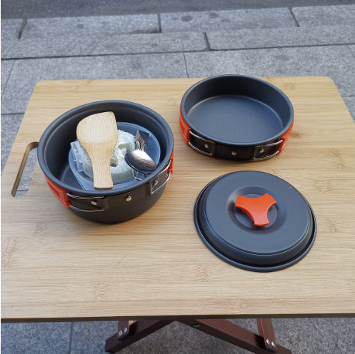 Outdoor cookware camping cookware set