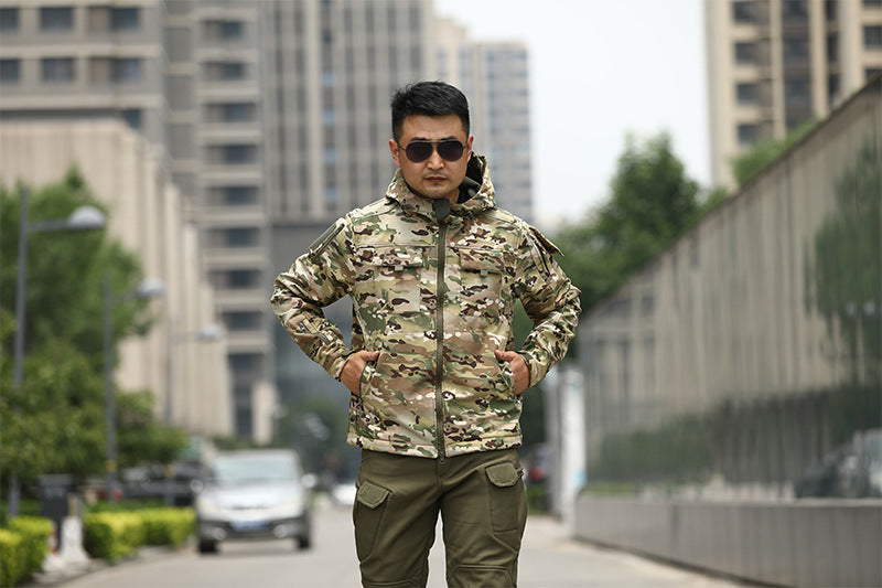 Shell Jacket Camouflage Cold Sports Outdoor Tactics Fleece Sweater