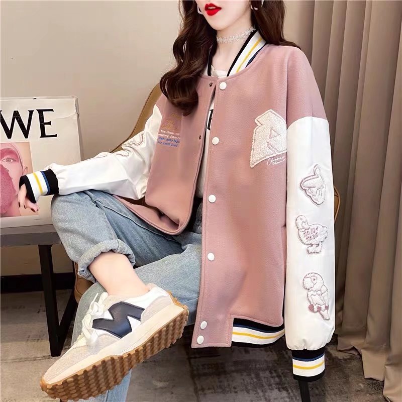Baseball Uniform Women's Jacket All-matching
