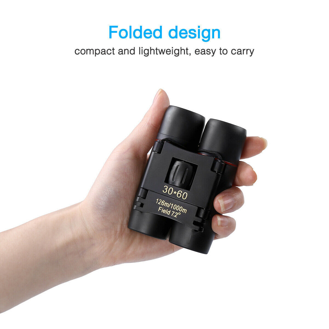 Binoculars 30x60 Zoom Travel Compact
