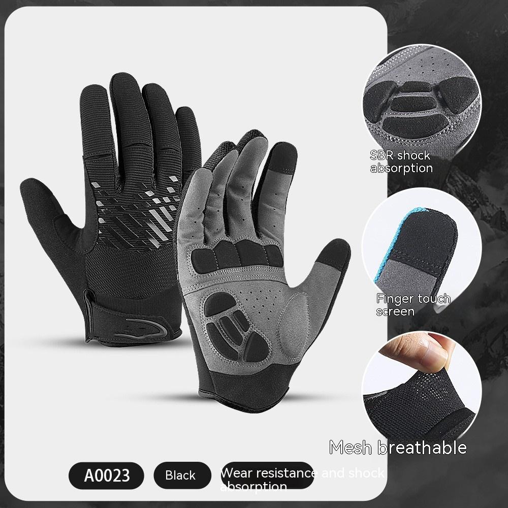 Outdoor Mountain Bike Long Finger Touch Screen Gloves