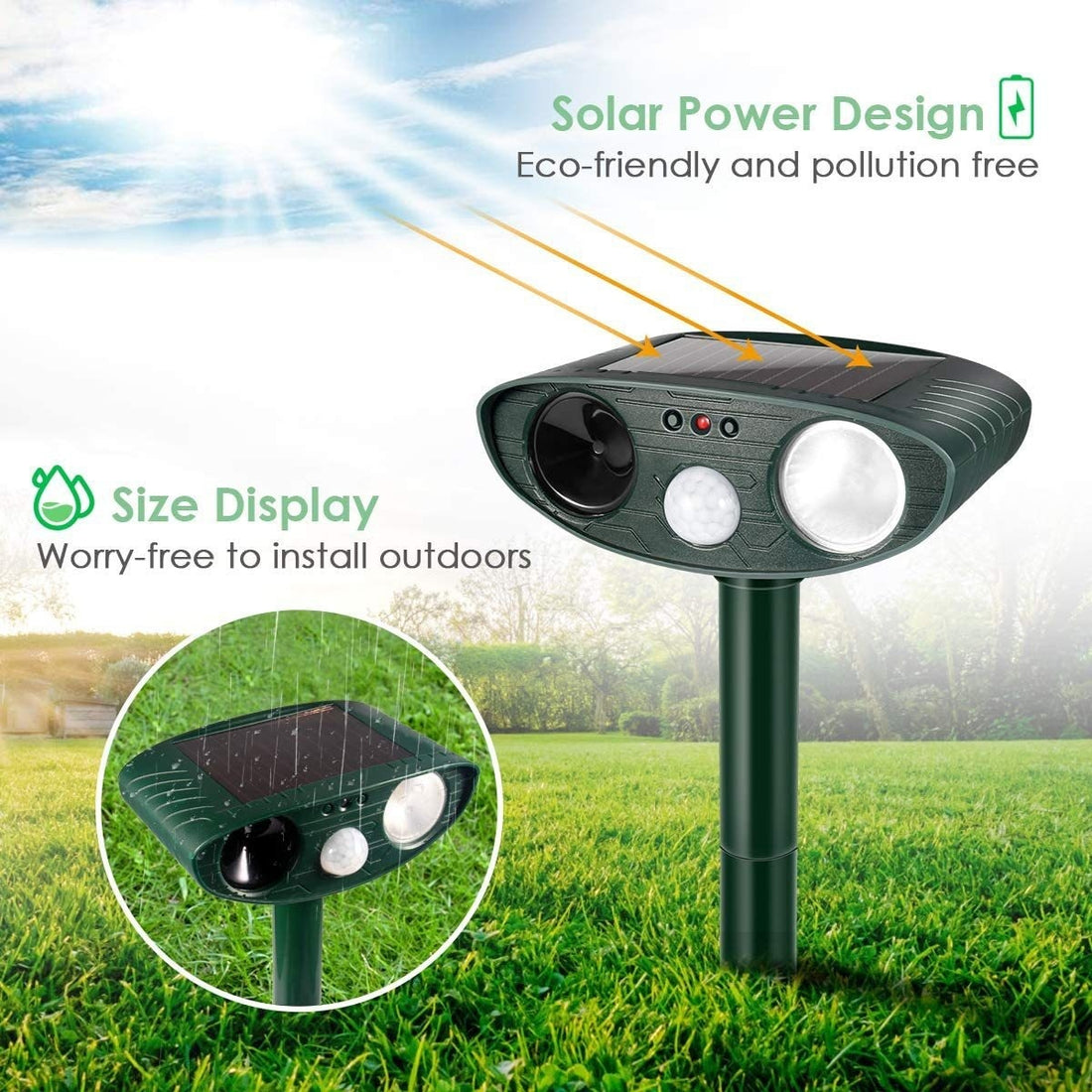 Animal Repeller Strobe Light Light