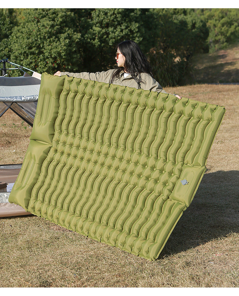 TPU Thickened Double Air Mattress Outdoor Tent Sleeping Mat