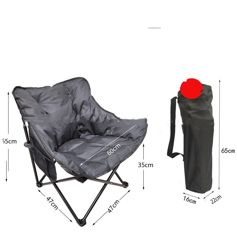 Outdoor Moon Chair Dual-use Folding Bold Adjustment