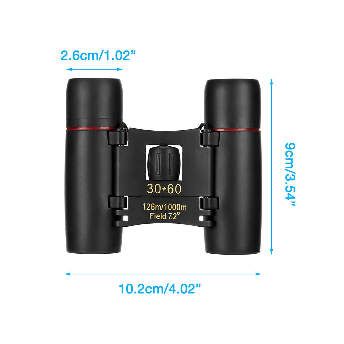 Binoculars 30x60 Zoom Travel Compact