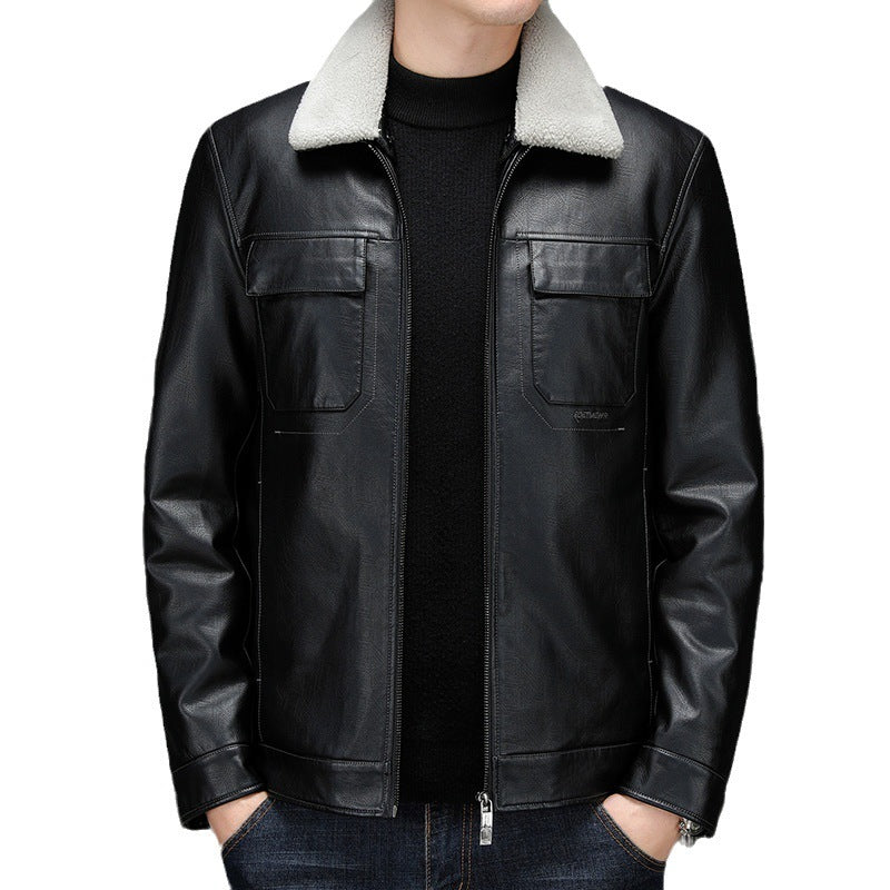 Autumn Men's Leather Jacket Men