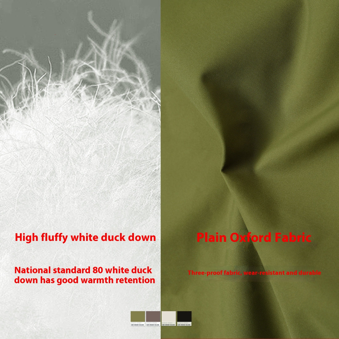 Comfortable Warm Fashionable All-match Shell Down Jacket