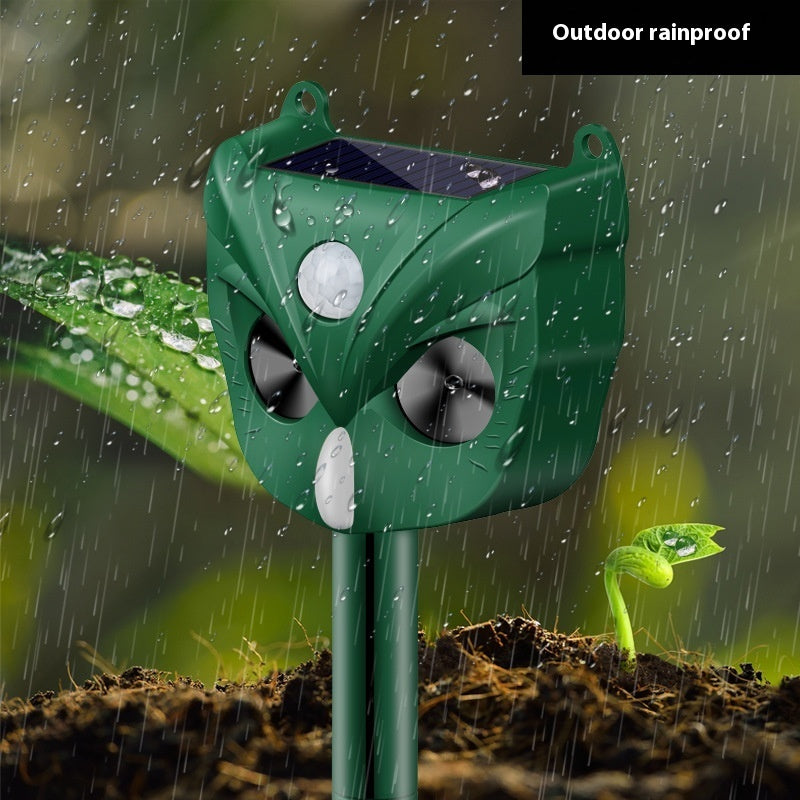 Solar Ultrasonic Animal Repeller