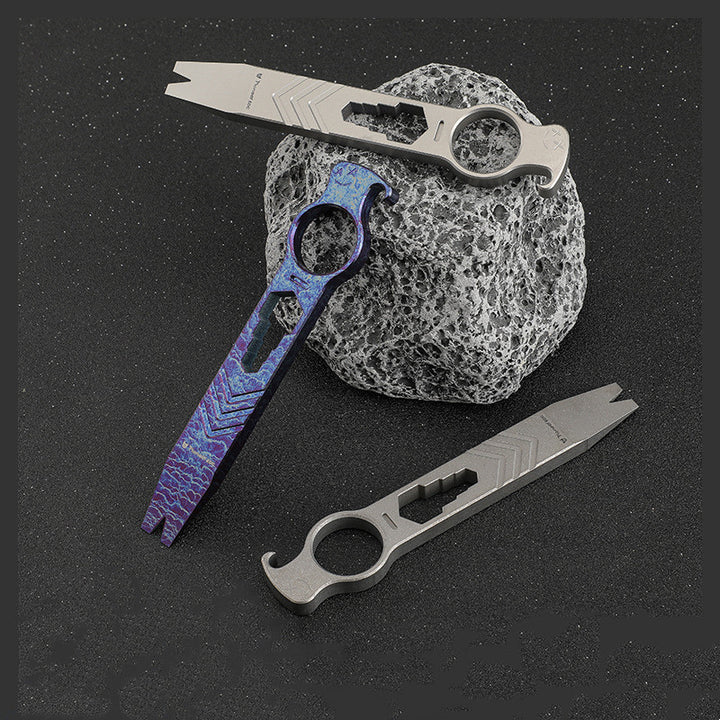 Titanium Alloy Multi-function Tool Driver Crowbar