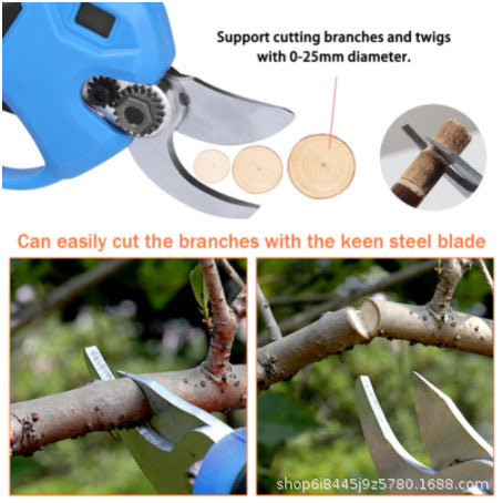 LCD Screen Pruning Shears Efficient Fruit Tree Bonsai Pruning Machine Garden Tools