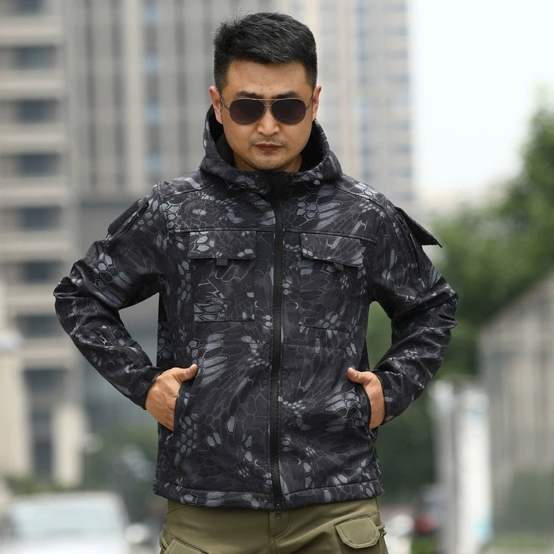 Shell Jacket Camouflage Cold Sports Outdoor Tactics Fleece Sweater