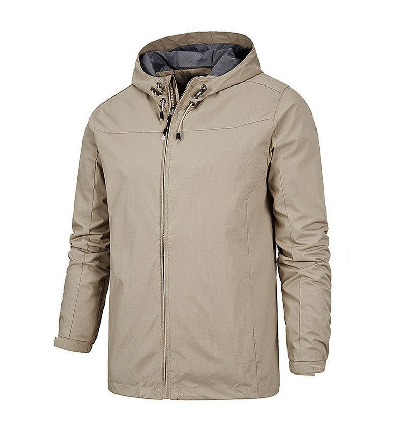 Shell Jacket Outdoor Men's Jacket Windproof Waterproof Mountaineering Suit